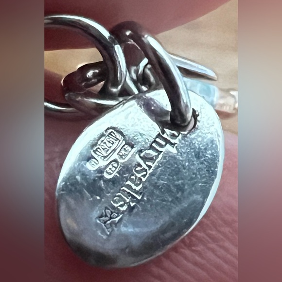 Chrysalis Charm Bracelet 5 stations 925 Sterling silver European Snake Chain 20c - Picture 4 of 8